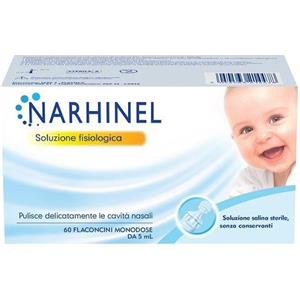 Narhinel Soluzione Fisiologica per Aspiratore Nasale 60 Flaconcini da 5ml - NARHI - 988771440