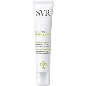 SVR Sebiaclear Mat Pores - Crema Seboregolatrice Opacizzante per Pelli Grasse e Miste, 40 ml