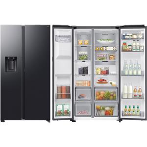 SAMSUNG Frigorifero Side by Side Samsung Air-Space AI RS80F66KBFEF