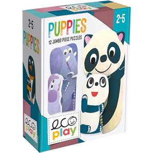 Headu Puppies - Gioco educativo multicolore per bambini 3-6 anni, puzzle degli animali per sviluppare logica e affettività