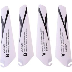 GAOINTELL Elica leggera 9 cm per elicottero telecomandato A B, set di 4 pezzi, per appassionati, hobbisti e professionisti, unisex, bambini e adulti
