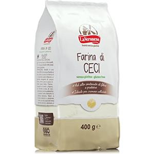 La Veronese | Farina di Ceci, Farina Versatile per Diverse Preparazioni, Senza Glutine, Macinazione di Ceci Selezionati, Ricca di Carboidrati, Proteine, Vitamine e Sali Minerali, 400g