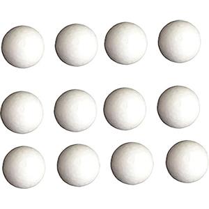 SEWOART 15 Pezzi da 8 Cm Palline di Polistirolo Sfere Rotonde Bianche Solidi per Modellismo Decorazioni Fai da Te