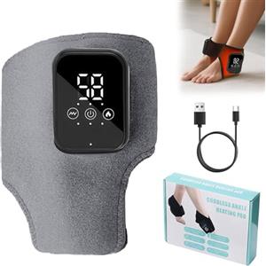 Kouamor Massaggiatore Elettrico Piedi 3 Livelli Di Vibrazione & 5 Livelli Di Riscaldamento, Termo Massaggiatore Piedi, Massaggiatori Elettrici Portatile Massaggio Piedi, per Home Office (C-uno)