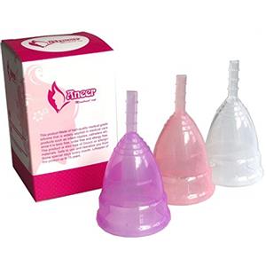 DISAAR BEAUTY Kit Per Appetite Mestruali Alternativa ai Lamponi Tovaglioli Igienici Per L'igiene Femminile Coppette Per Ciclo Mestruale Taglia S (set da 2) (taglia S)