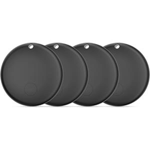 JTD Air Smart Tag Tracker: Bluetooth Localizzatore Chiavi Compatibile con Apple Dov'è App (solo iOS, NON per Android), trova oggetti per gatti (Nero)