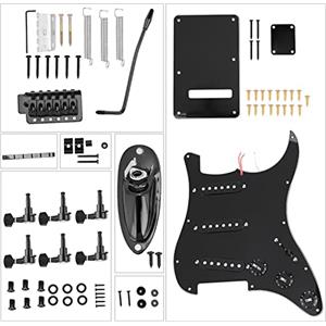 ZenithAur Kenthaur kit per chitarra elettrica fai -da -te, kit di costruzione di chitarra completa per chitarre in stile St