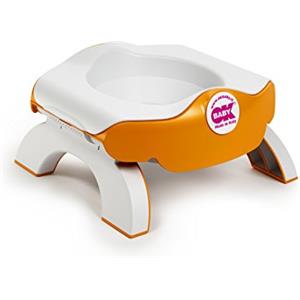 OKBABY Roady Vasino e Riduttore WC Pieghevole per Bambini per Uso Quotidiano e Viaggio, Arancione, 0.55 kilograms, 0, 1