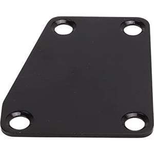 Vibrivio Placca da collo per chitarra elettrica, trapezoidale, in metallo, con vite di ricambio, colore oro, compatibile con chitarra elettrica e basso, design