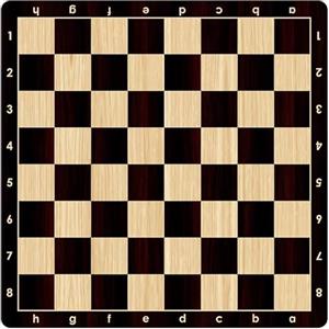 Generic Scacchiera arrotolabile di alta qualità, dimensioni da torneo, in gomma morbida, con stampa realistica con venature del legno, lavabile e antiscivolo, notazione alfanumerica, adatta per attività