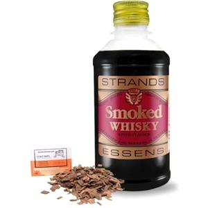 AlcoFermBrew Essenza Smoked Whisky Style 250ml + 20g Chips di Quercia Francese - Estratto Senza Alcol per Vodka