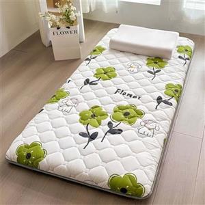 Danchen Materasso futon giapponese, morbido tatami, tappetino per dormire, per adulti, portatile, pieghevole, da campeggio, auto, dormitorio, letto per gli ospiti (120 x 190 cm, D)