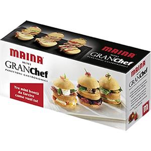Generico Panettone Gastronomico Maina Mini Gran Chef 3 x 100 g Panettone Salato
