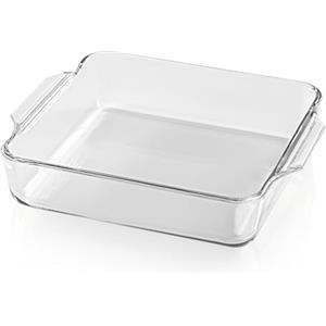 GOURMETmaxx Pirofila per friggitrice ad aria calda e forno - 1500 ml | Stampo rettangolare in vetro borosilicato | Pirofila piccola per la preparazione, la cottura e il servizio, per friggere, ecc.