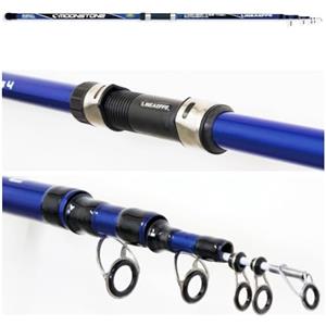 Generico Canna Pesca Surfcasting Storione Scogliera Telescopica Mt. 4,20 Casting Gr. 200