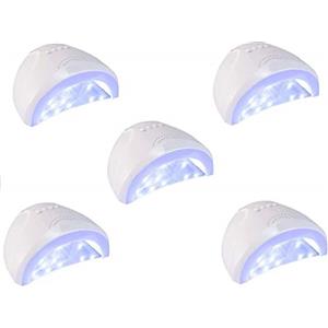 SLS SHOP 5X FORNETTO UNGHIE NAIL LAMPADA 48 W LAMPADA LED ASCIUGA SMALTO UV