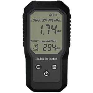Paaruter Rilevatore di Radon Portatile Digitale Altamente Sensibile Strumento di Monitoraggio del Monitoraggio del Gas del Radone Rilevatore di Gas Radon