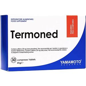 YAMAMOTO RESEARCH Termoned - Termogenico in 30 compresse con 7 estratti naturali per stimolare il metabolismo