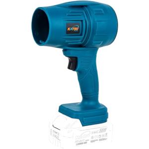 KATSU Tools KATSU FIT-BAT Soffiatore d'Aria a Batteria Compatto Turbo Soffiatore per Foglie e Polvere di Grandi Volumi per Edilizia, Cura del Prato di Casa, Pulizia della Neve e dell'Auto