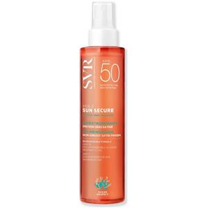 SVR Sun Secure Olio Secco SPF50 200ml - Protezione Solare Satinata per Viso, Corpo e Capelli
