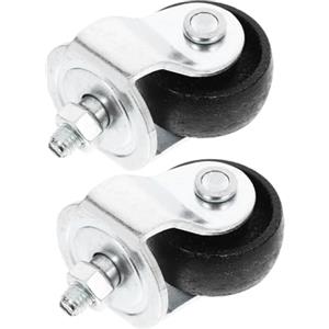 Gogogmee 2 pezzi Ruota di Ricambio per Martinetto Idraulico Orizzontale Tonnellate Accessorio in Resistente da Ruote Girevoli per Manutenzione Martinetti Doppia Pompa Installazione