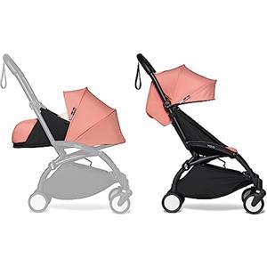 Babyzen Passeggino Completo BABYZEN YOYO2 - Include Kit per Neonati 0+ (Ginger), Telaio (Nero) & Rivestimento colorato 6+ (Ginger) - Per Bambini fino a 22 kg
