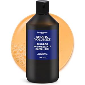 Shampissima Professional, Shampoo Volumizzante Capelli Fini Professionale - Dona Corpo e Volume - Ideale per Capelli Fini e Sottili, 1000 ml