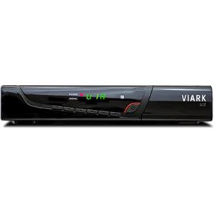 Viark Sat - Ricevitore satellitare digitale Full HD DVB-S2 Multistream H265 con LAN, Antenna WiFi USB e lettore di schede CA