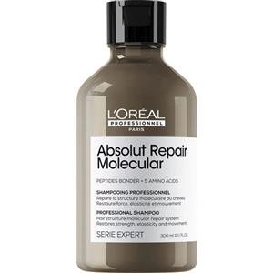 L'Oréal Professionnel Absolut Repair Molecular Shampoo 300ml - Shampoo Riparatore Senza Solfati per Capelli Danneggiati con Peptidi e Aminoacidi