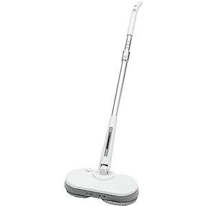 LOIRIIC Mocio elettrico senza fili, lucidatrice per pavimenti, modalità asciutta, bagnata e cera, pulitore per pavimenti Spin Mop con funzione spray, illuminazione LED, serbatoio dell'acqua da 350 ml, mocio