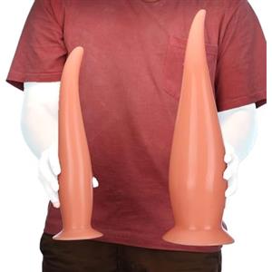 FJUJMLAN Plug anale extra large butt plug coda da sottile a spessa plug anale dilatatore masturbazione butt plug grande giocattolo anale grande giocattolo del sesso per uomini e donne(Schwarz,M)