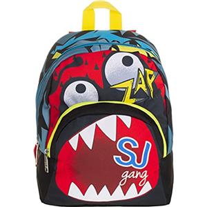 Seven Zaino Small - Facce Da SJ - Zainetto Bambino Scuola Materna & Tempo Libero - Rosso