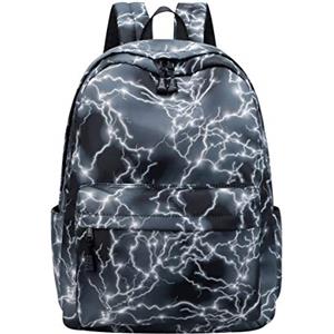 Pengniao Zaini Scuola Media Superiore Zaino Scolastici Liceo per Medie Superiori Ragazza Ragazzo Zainetti per Ragazze Zainetto Borse Cartelle Scuola PC Donna Università Impermeabile Casual Grande Nero