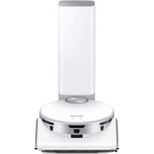Samsung Jet™ Bot AI+ VR50T95735W/WA, Aspirapolvere Robot con telecamera, Wifi, Riconoscimento ostacoli 3D, Svuotamento automatico, per Tappeto, Bianco
