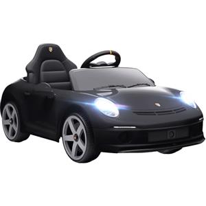 AIYAPLAY Macchina Elettrica per Bambini con Licenza Ufficiale RUF GT, Auto Elettrica per Bambini 3-5 Anni con Telecomando, Avvio Lento, Cintura di Sicurezza, Luci, Musica e USB, Nero