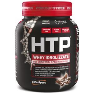 EthicSport HTP - Integratore Proteico Cacao 750g con Proteine Isolate e Idrolizzate, ProHydrolase e Nucleotidi