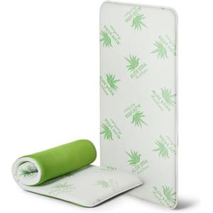 epselia ENJOY THE ITALIAN UNIVERSE EPSELIA Materasso Lettino per Bambini Arrotolabile e Bordato tessuto ALOE VERA per Viaggio o Campeggio, cm 60x120 H4 Certificato Antisoffoco EN16890:2017 Poliuretano CertiPUR™ OEKO-TEX®