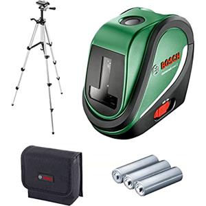 Bosch livella laser multifunzione UniversalLevel 2 con treppiede (linee laser a croce incl. punti a piombo integrati per un allineamento preciso e un facile trasferimento dell'applicazione)