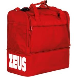 Etoile Borsa Maxi per Zeus Sport Spazioso Scomparto Principale Relax Allenamento Fitness Palestra Borsone Borse Borsoni Attrezzatura Sportiva Calcio Calcetto Fondo Rigido (Rosso, H 52 x L 52 x P 36 cm)