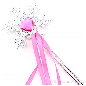 Lovelegis Scettro bacchetta Elsa Anna Frozen rosa accessorio costume vestito carnevale principesse