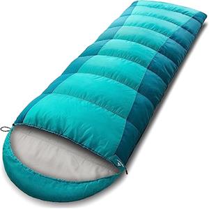 Forceatt Sacco a Pelo da Campeggio per 3-4 Stagioni (da -7 ° C a 18 ° C.) 丨 Leggero, Impermeabile e Caldo per Adulti e Bambini 丨 Zaini, Campeggio, Escursionismo e Viaggio