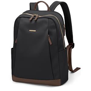 GOLF QUALITY Zaino Porta PC Uomo e Donna,Zaino da Viaggio Impermeabile Backpack Lavoro Antifurto per Computer da 14 Pollici, Nero