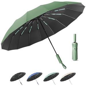 LENDOO Ombrello Pieghevole Antivento,Ombrello Automatico Ombrello Compatto Pieghevole a 16 Costole, Grande Ombrello Tascabile Con Apertura Automatica, Antivento Anti UV