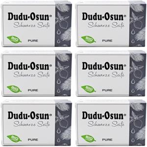Dudu-Osun Pure (senza profumo) - Sapone nero dall'Africa (6 x 150 g)
