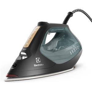 Electrolux Renew 800 - Ferro da stiro E8SI2-8OG, con illuminazione frontale e pulsante del vapore, piastra resistente ai graffi, funzione anticalcare, in plastica riciclata, colpo di vapore 250 g/min,
