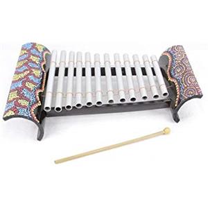 Coco Papaya Xilofono in bambù in metallo, produzione artigianale