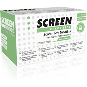SCREEN Pharma Test Rapido Nicotina/Cotinina - Rilevazione Urinaria per Fumatori