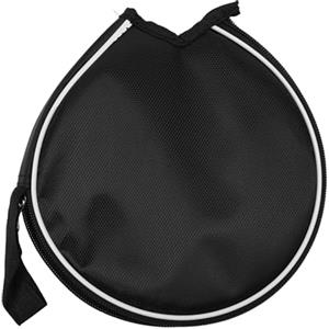 Gdfnmogo Custodia protettiva compatta per racchette da ping pong con comoda cinghia da polso (nero)