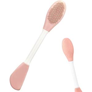 Generico Spazzole Viso Per La Pulizia - Spazzola Massaggiante Viso In Silicone | Strumento per Scrub a Pulizia Profonda con Manico Ergonomico per Uso Domestico, Viaggi e Routine Quotidiana