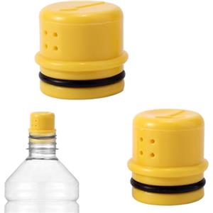 Lyreh 2pz Bidet Portatile, 2 Misure Bidet Portatile da Viaggio Plastica Pratici Spruzzatori d'Acqua Compatti Adatti per Escursionismo Viaggi Campeggio (Giallo)